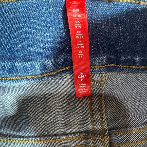 Spanx Bootcut Jegging Jeans Womens Small Blue Medium Wash Denim Pull On Stretch - Picture 7 of 12